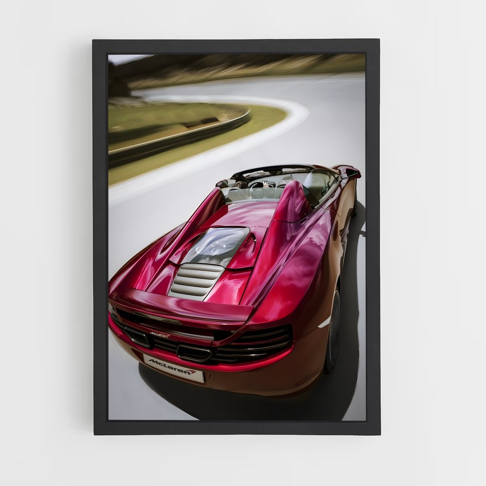 Poster Ferrari en Folie – affiche Mclaren (vue 2)